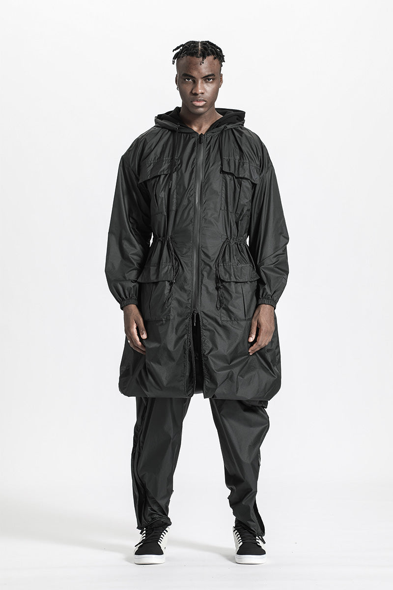 Streetwear Warrior Coats With Multi-Pocket Design For men