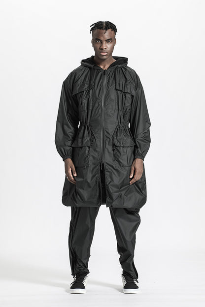 Streetwear Warrior Coats With Multi-Pocket Design For men