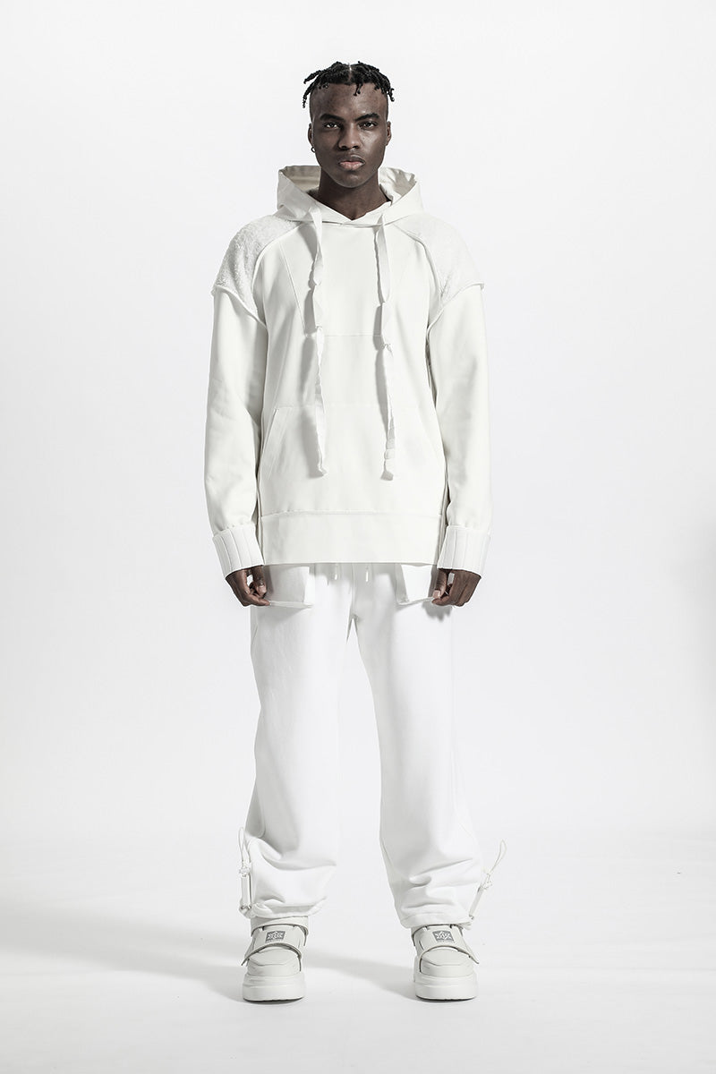 Cyberpunk Aesthetic Warrior Hoodies & Sweatshirts With Ribbed Cuffs/Hem For men