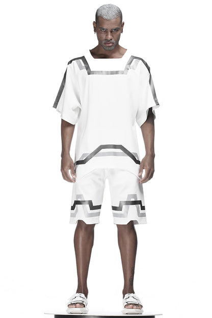 Techwear Style Warrior T-Shirts With Durable Ripstop For men