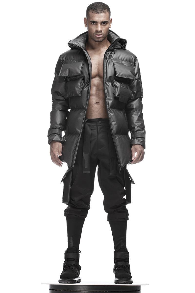 Utilitarian Warrior Padded Jackets With Windproof For men