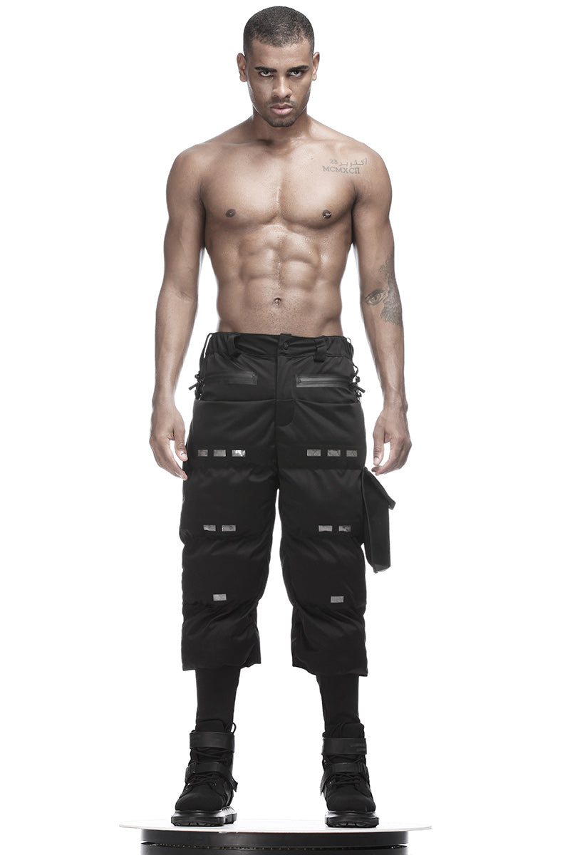 Streetwear Warrior Fleece / Cotton Pants With Lightweight Insulation For men
