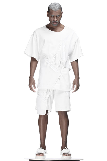 Cyberpunk Aesthetic Warrior T-Shirts With Durable Ripstop For men