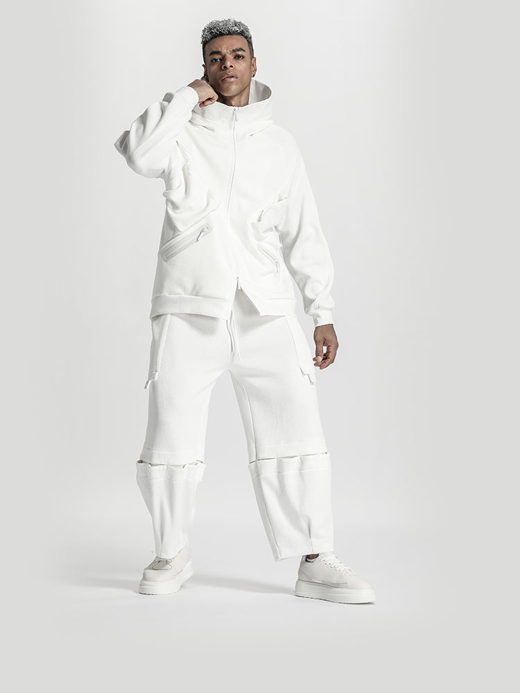 Streetwear Warrior Hoodies & Sweatshirts With Multi-Pocket Design For men