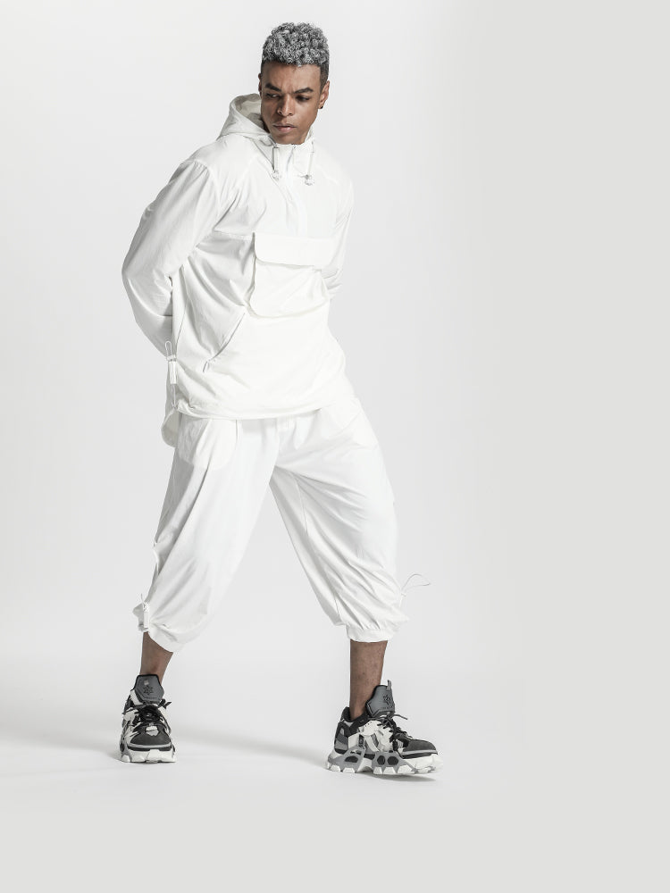 Minimalist Warrior Shorts With Elastic Waistband For men