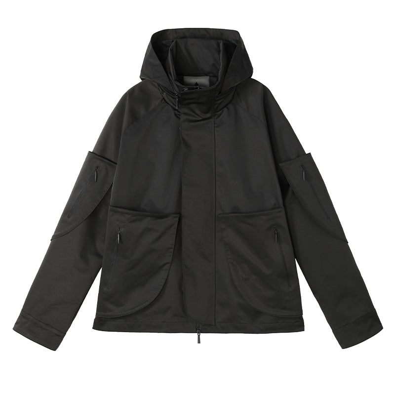 Techwear Style Warrior Windbreakers With Multi-Pocket Design For men