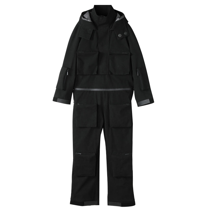 Futuristic Design Warrior Jumpsuits With Multi-Pocket Design For men
