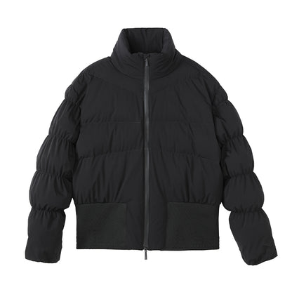 Cropped Length Warrior Padded Jackets With Two-Way Zipper For men