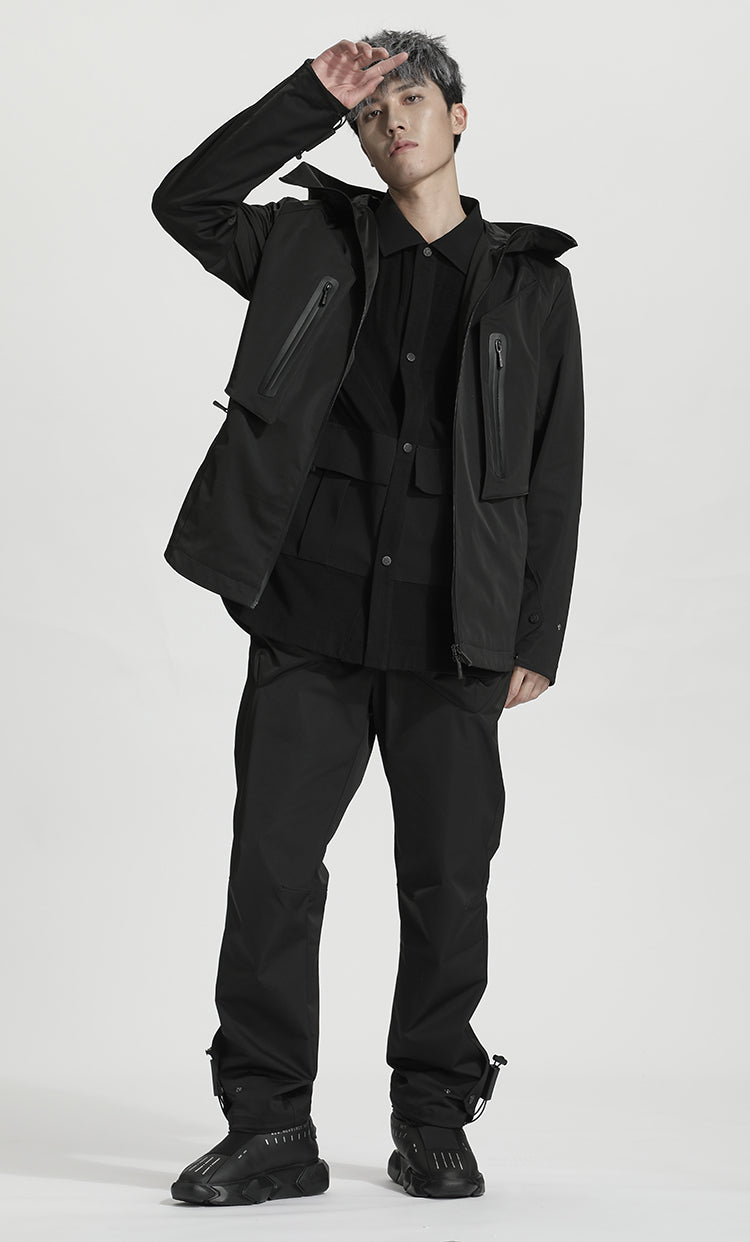 Minimalist Warrior Hardshell Pants With Windproof For men