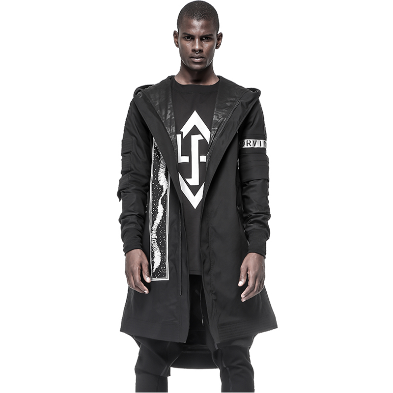 Cyberpunk Aesthetic Warrior Coats With Water-Resistant For men