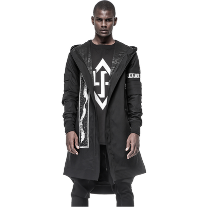 Cyberpunk Aesthetic Warrior Coats With Water-Resistant For men