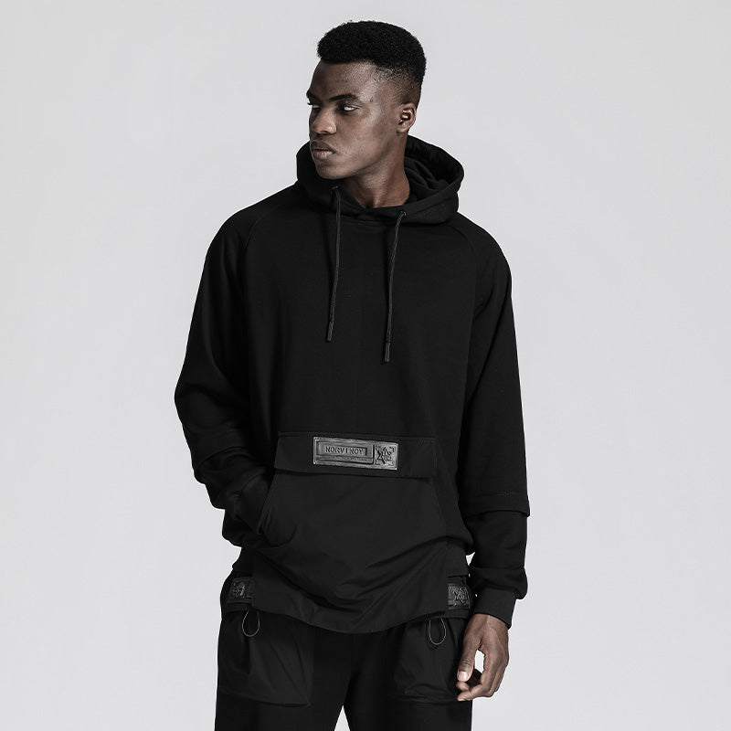 Streetwear Warrior Hoodies & Sweatshirts With Adjustable Drawstring For men
