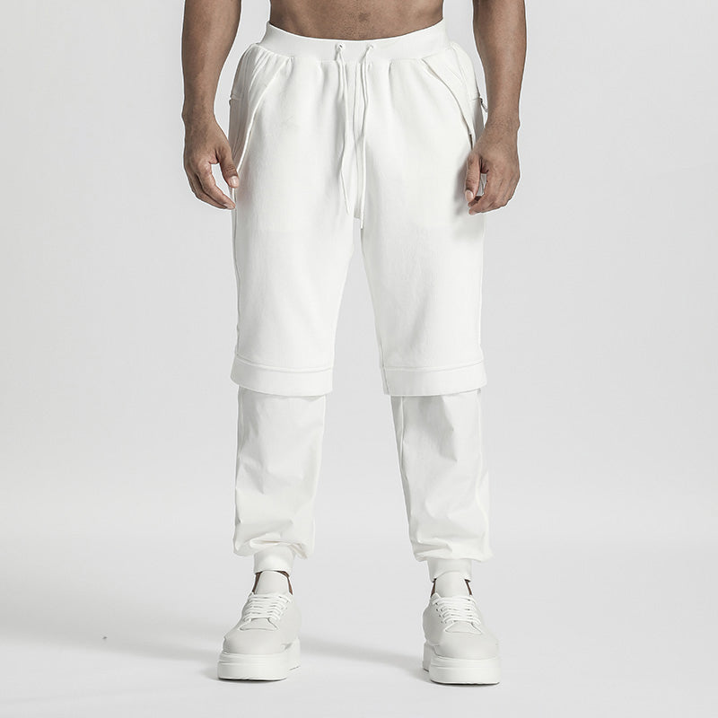Minimalist Warrior Sweatpants With Adjustable Drawstring For men
