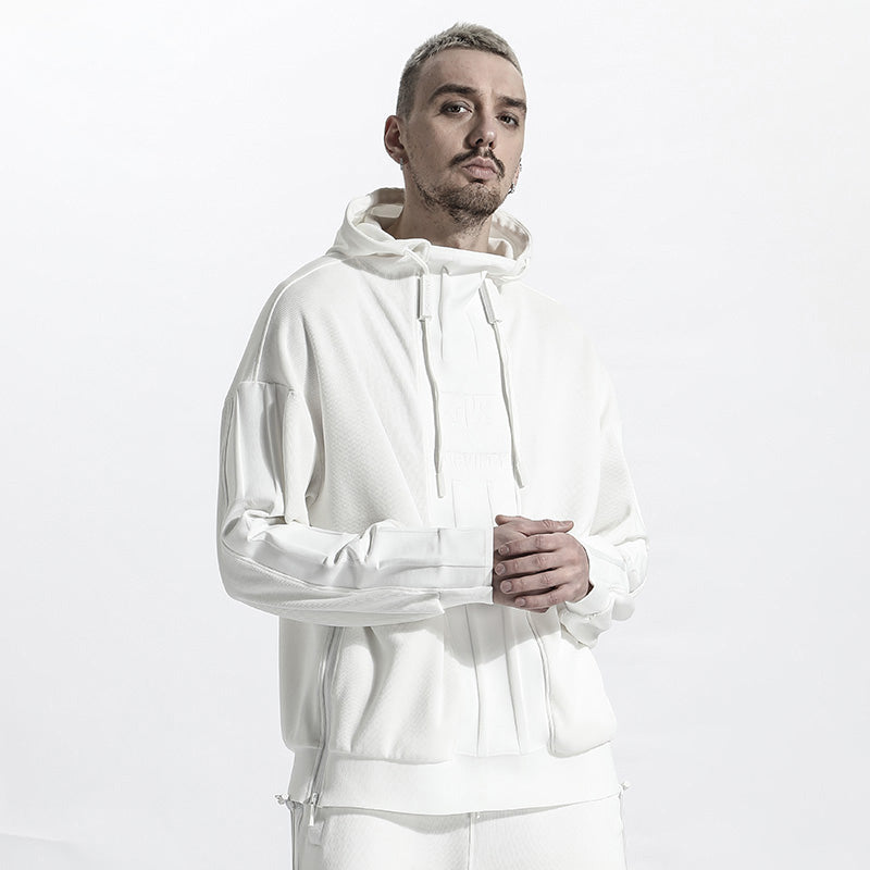Avant-Garde Warrior Hoodies & Sweatshirts With Ribbed Cuffs/Hem For men