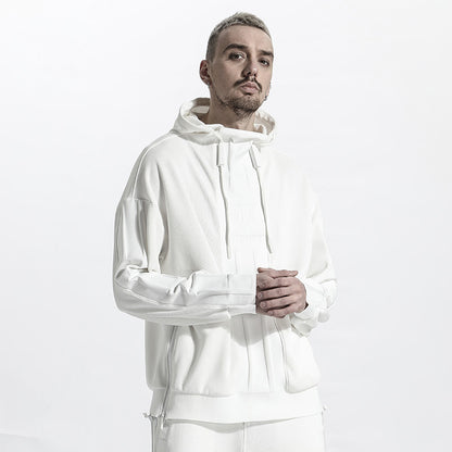 Avant-Garde Warrior Hoodies & Sweatshirts With Ribbed Cuffs/Hem For men