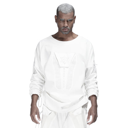 Loose/Relaxed Fit Warrior Hoodies & Sweatshirts With Multi-Pocket Design For men