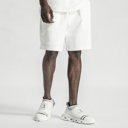 Minimalist Warrior Shorts With Elastic Waistband For men
