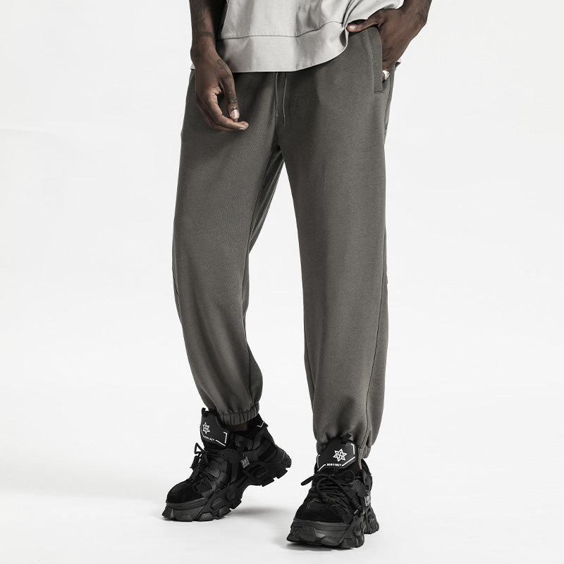 Minimalist Warrior Sweatpants With Elastic Waistband For men