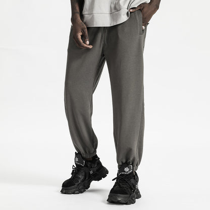 Minimalist Warrior Sweatpants With Elastic Waistband For men