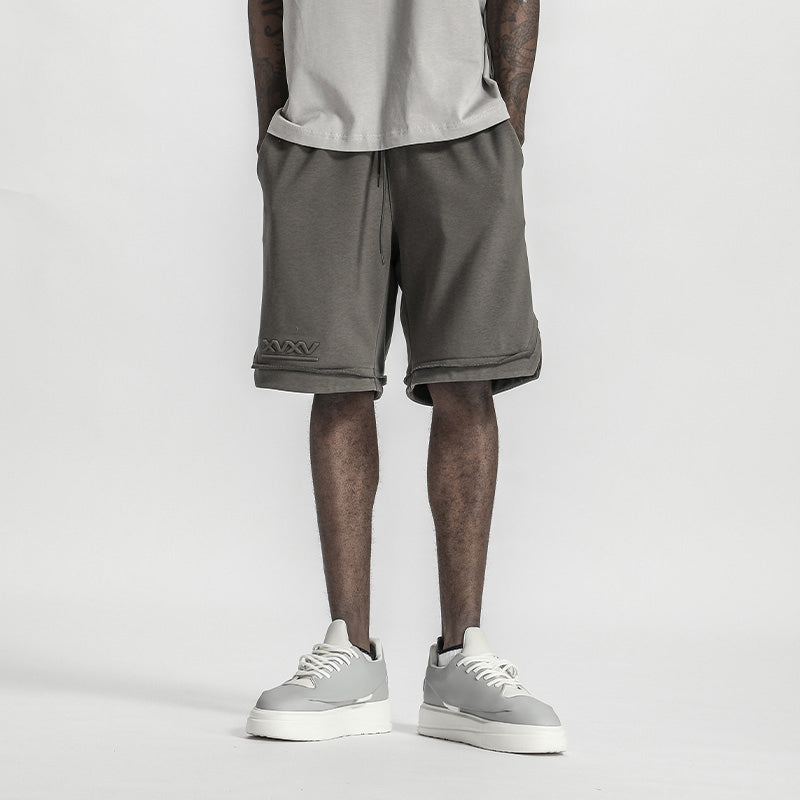 Minimalist Warrior Shorts With Elastic Waistband For men