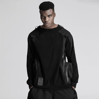 Patchwork panel Warrior T-Shirts With Durable Ripstop For men