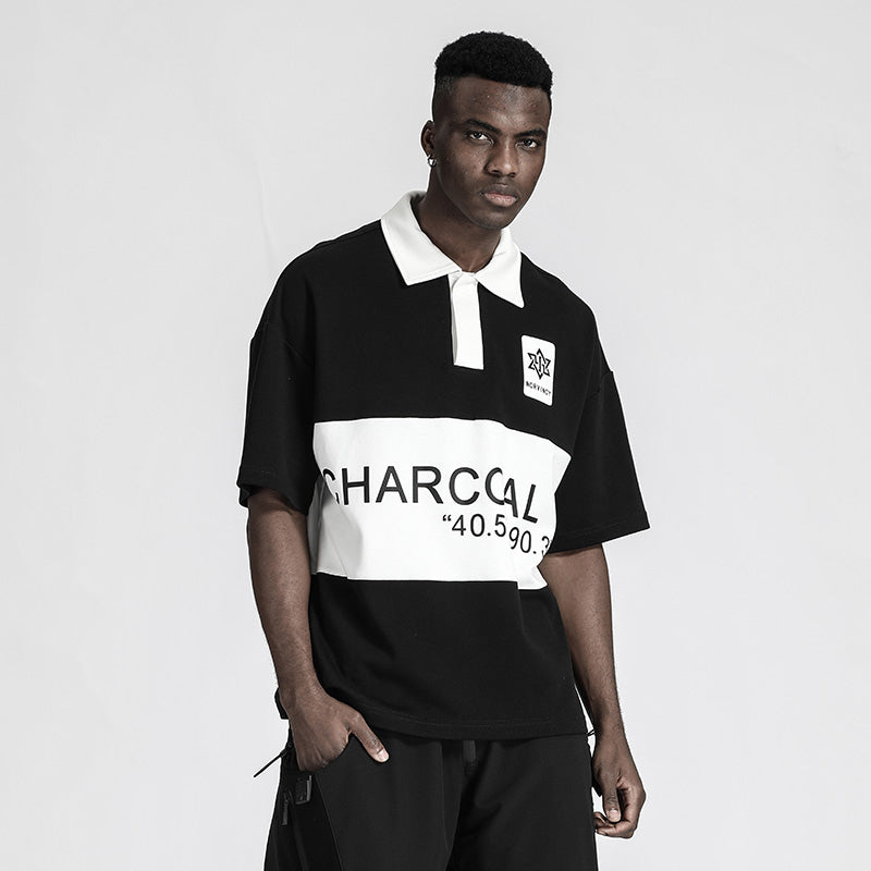 Patchwork panel Warrior T-Shirts With Durable Ripstop For men
