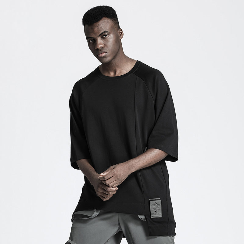 Patchwork panel Warrior T-Shirts With Durable Ripstop For men