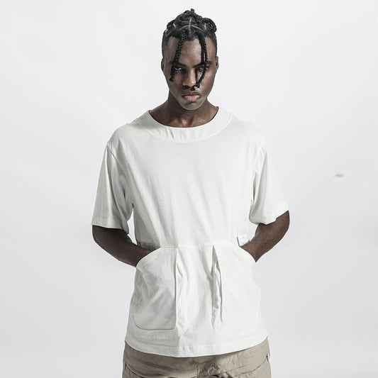 Utilitarian Warrior T-Shirts With Multi-Pocket Design For men