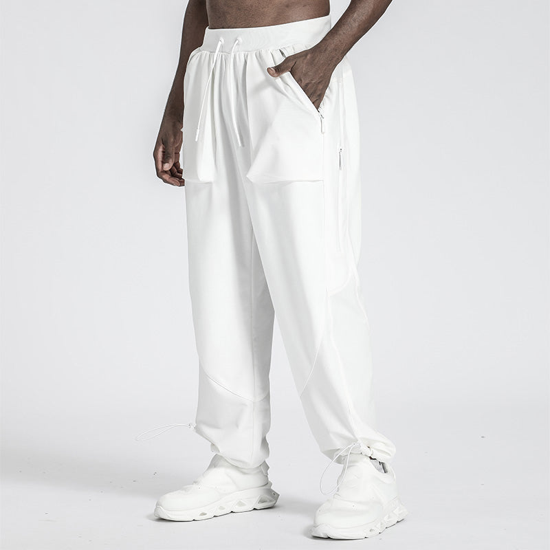 Minimalist Warrior Sweatpants With Adjustable Drawstring For men