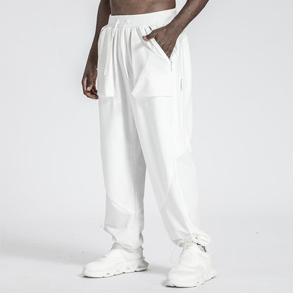 Minimalist Warrior Sweatpants With Adjustable Drawstring For men