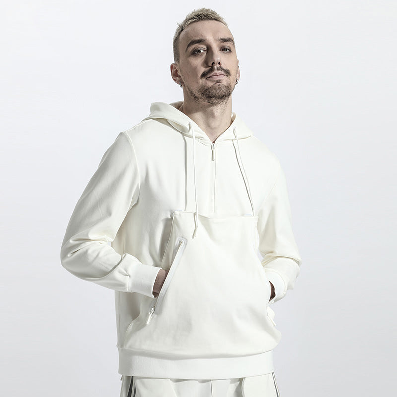 Avant-Garde Warrior Hoodies & Sweatshirts With Ribbed Cuffs/Hem For men