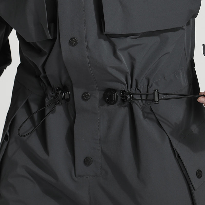 Utilitarian Warrior Jumpsuits With Multi-Pocket Design For men
