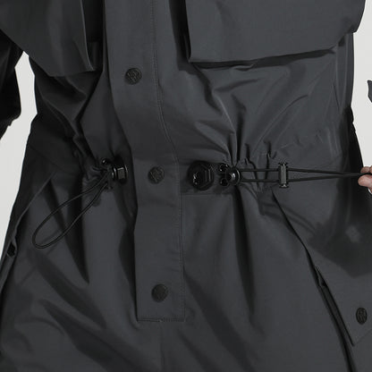 Utilitarian Warrior Jumpsuits With Multi-Pocket Design For men