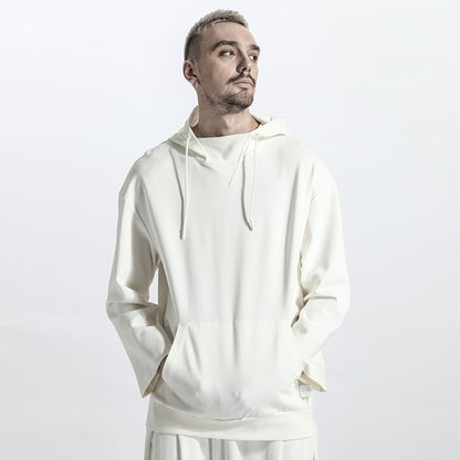 Avant-Garde Warrior Hoodies & Sweatshirts With Ribbed Cuffs/Hem For men