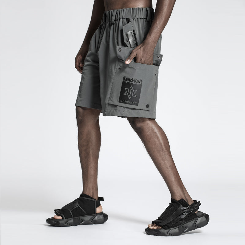 Outdoor Tech Warrior Shorts With Multi-Pocket Design For men