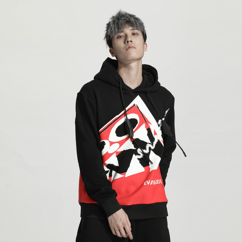 Avant-Garde Warrior Hoodies & Sweatshirts With Adjustable Drawstring For men