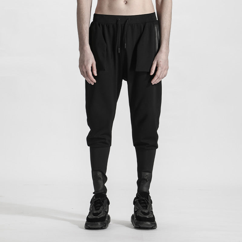 Minimalist Warrior joggers With Elastic Waistband For men
