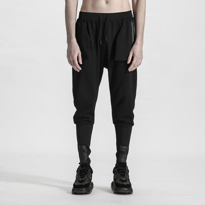 Minimalist Warrior joggers With Elastic Waistband For men