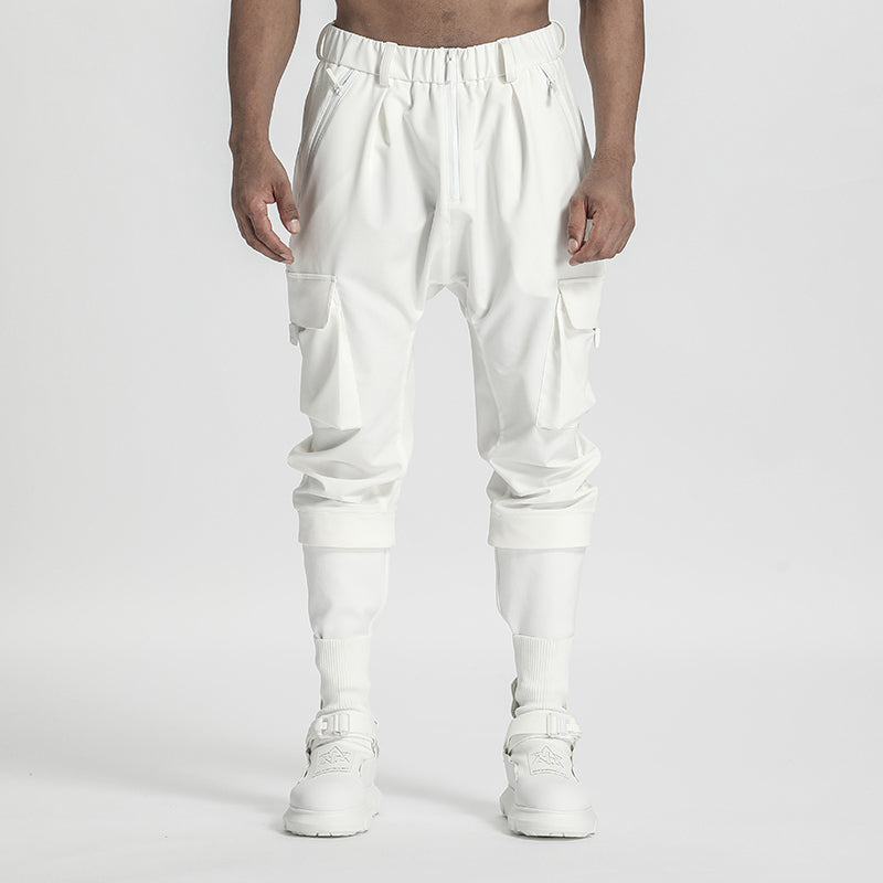 Utilitarian Warrior Cargo Pants With Multi-Pocket Design For men