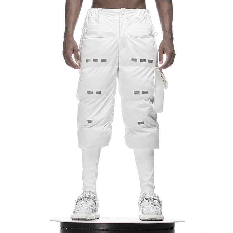 Streetwear Warrior Fleece / Cotton Pants With Lightweight Insulation For men