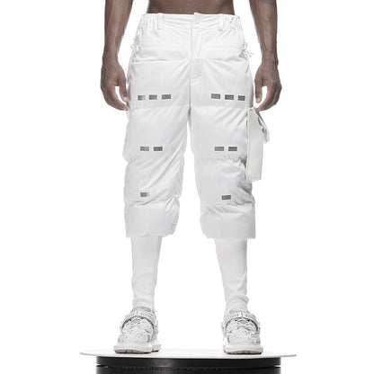 Streetwear Warrior Fleece / Cotton Pants With Lightweight Insulation For men