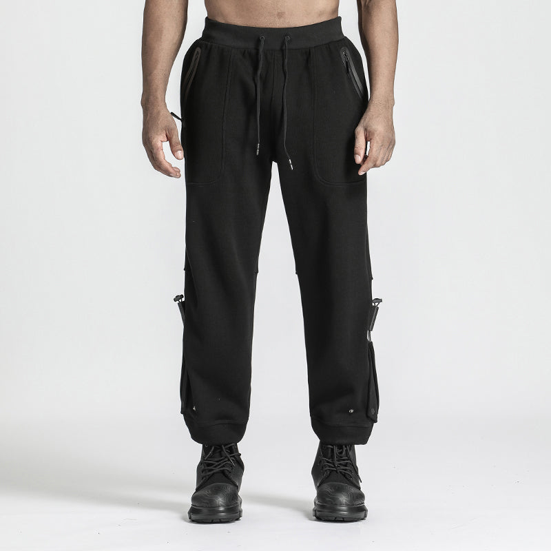 Minimalist Warrior Sweatpants With Elastic Waistband For men