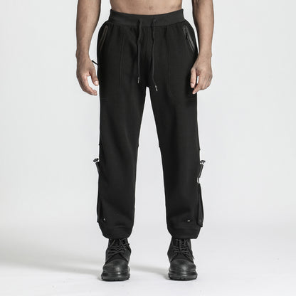 Minimalist Warrior Sweatpants With Elastic Waistband For men