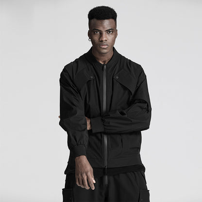 Streetwear Warrior Jackets With Multi-Pocket Design For men
