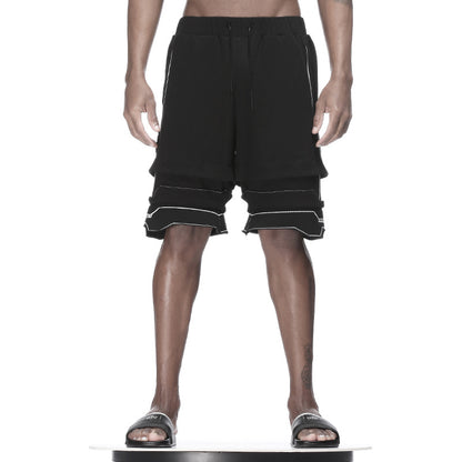 Cyberpunk Aesthetic Warrior Shorts With Durable Ripstop For men