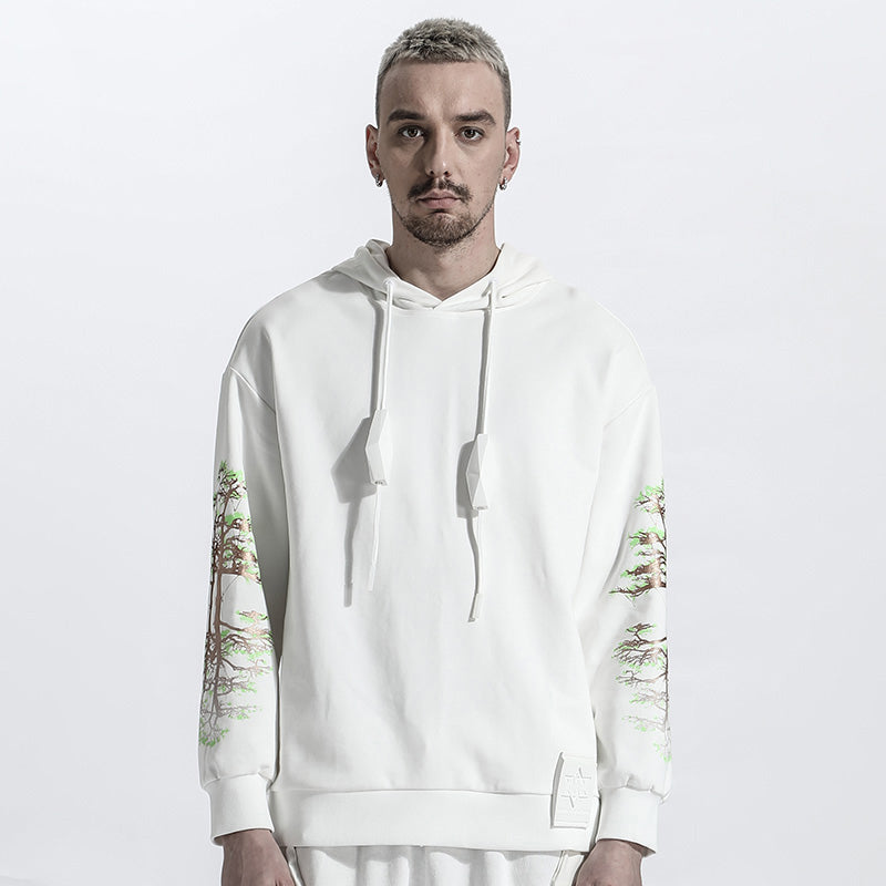 Avant-Garde Warrior Hoodies & Sweatshirts With Ribbed Cuffs/Hem For men