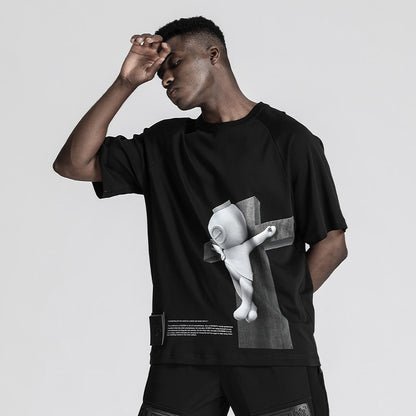 Streetwear Warrior T-Shirts With Durable Ripstop For men