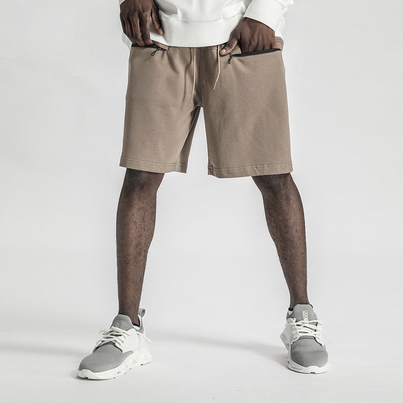 Minimalist Warrior Shorts With Elastic Waistband For men