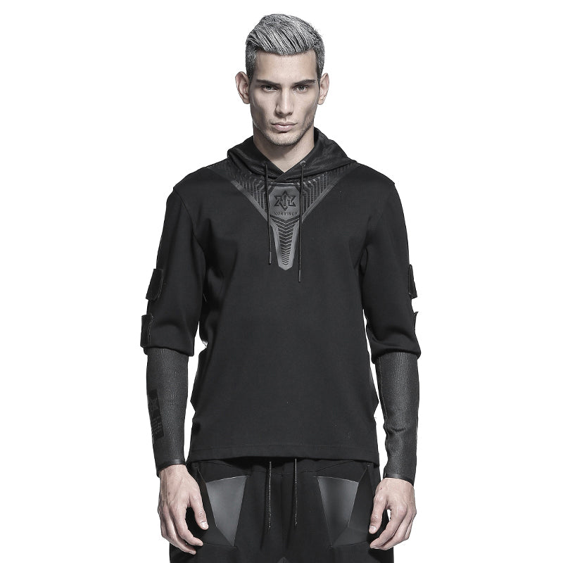 Techwear Style Warrior Hoodies & Sweatshirts With Windproof For men