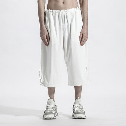 Minimalist Warrior Shorts With Elastic Waistband For men